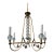 Mid Century Modern Designer Italian Chandelier 1950's For Sale