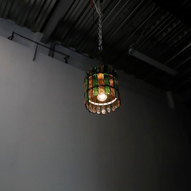 1970s Feders Hand Blown Glass Chandelier For Sale - Image 14 of 14