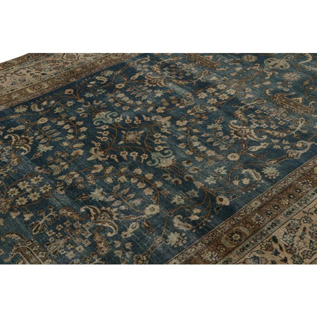 Rug & Kilim Antique Persian Doroksh Rug, With Floral Patterns, From Rug & Kilim For Sale - Image 4 of 7