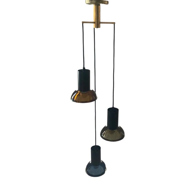 Vintage Submerged Glass Pendant Lamp from Seguso For Sale