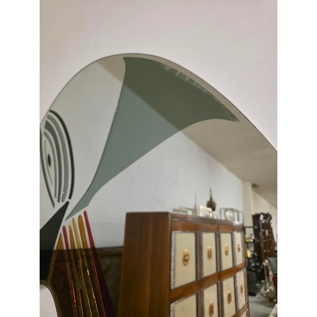 Vintage Mirror by Renata Boero for Fiam, 1980s For Sale - Image 9 of 18