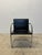 Metal Mies Van Der Rohe Tubular Brno Black Leather 245 Chair for Knoll, 1980s For Sale - Image 7 of 14