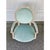 White A French Country Classic | Louis XVI Fauteuil in Soft Celadon Velvet For Sale - Image 8 of 10