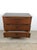 Mid Century Modern Three Drawer Chest With Curved Drawer Fronts and Brass Hardware For Sale - Image 9 of 17