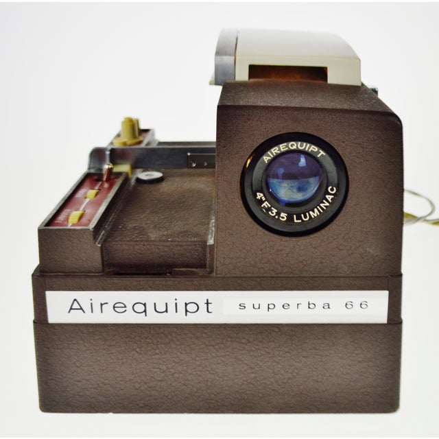 Vintage Airequipt a 66 Model C Slide Projector with Cover Chairish