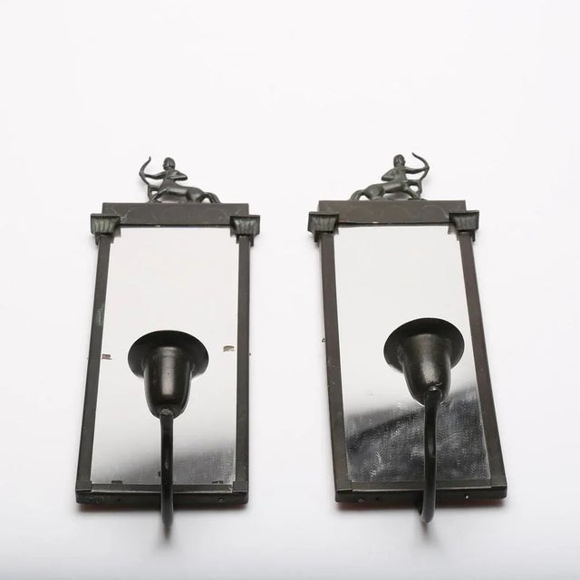 Antique Swedish Empire Mirrors, 1900s, Set of 2 For Sale - Image 4 of 5