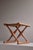 Danish Modern Gold Hill Stool in Oak and Black Leather attributed to Poul Hundevad, 1960 For Sale - Image 6 of 17