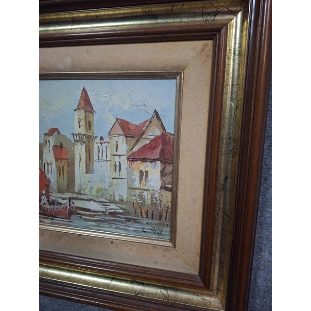 E. Paul, Lively Port Scene, Early 20th Century, Oil on Canvas, Framed For Sale - Image 7 of 9