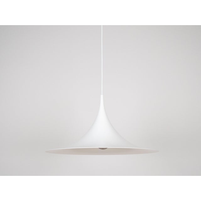Vintage Semi Pendant Lamp by Bonderup and Thorup for Fog and Morup, 1968 For Sale - Image 10 of 10