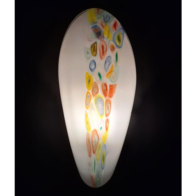 1960s 1960s Oval Murrine Sconces, a Pair For Sale - Image 5 of 8