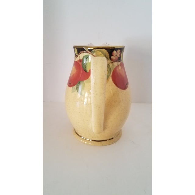 1950s Vintage Yapacunchi Ceramic Hand Painted Beverage Pitcher From Ecuador For Sale - Image 5 of 7