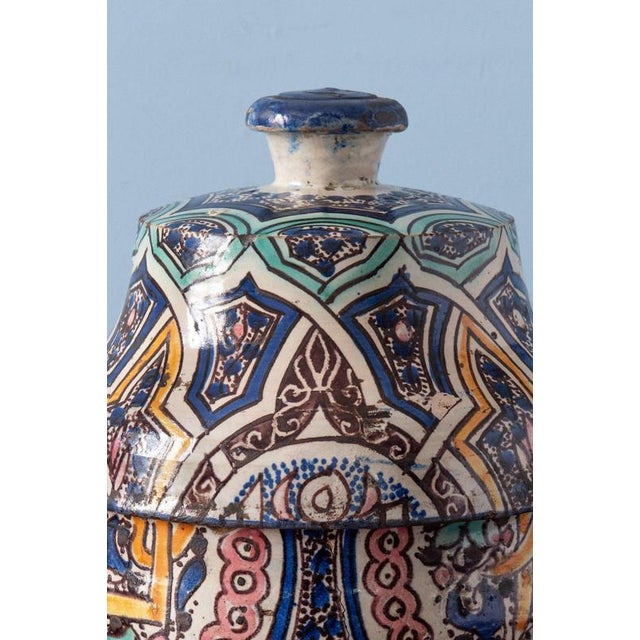 Ceramic Moroccan Pottery Bowl, 1800s For Sale - Image 7 of 9