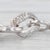 0.47ctw Diamond Eternity Circle Pendant Necklace 14k Gold 16.25" Cable Chain For Sale - Image 4 of 6
