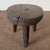 Vintage Reclaimed Pine Side Table – Walnut For Sale In Los Angeles - Image 6 of 8