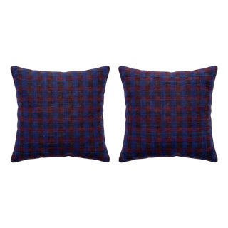 Anatolian Kilim Pillow Cover 19'' X 19'' - Set of Two For Sale
