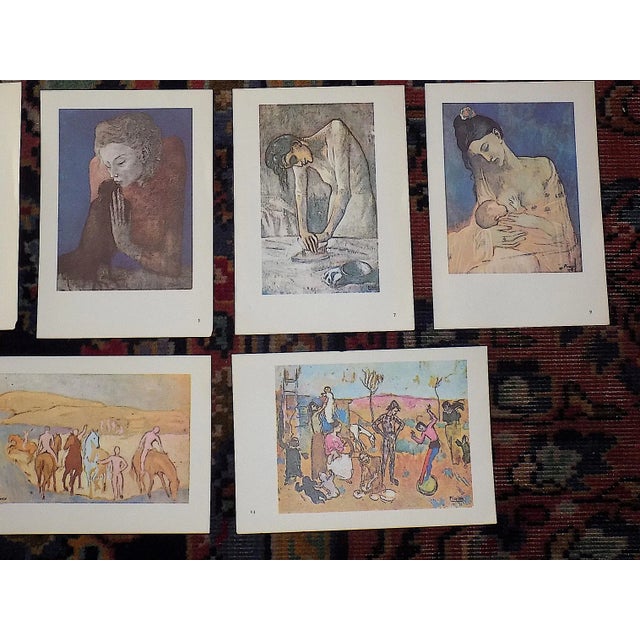 1950s Vintage Mid 20th Century Abstract Mid 20th Century Modern Picasso Lithographs - Set of 15 For Sale - Image 5 of 6