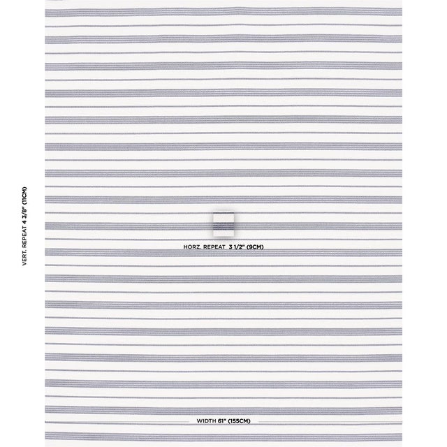 Serra Mesa Indoor/Outdoor Stripe fabric is hardworking, hard-wearing design with the texture and dimension of an...