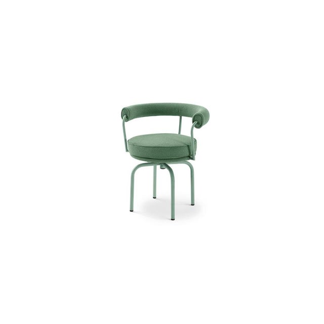 Charlotte perriand 7 fauteuil tournant, outdoor for cassina a design icon with an attitude for versatility and...