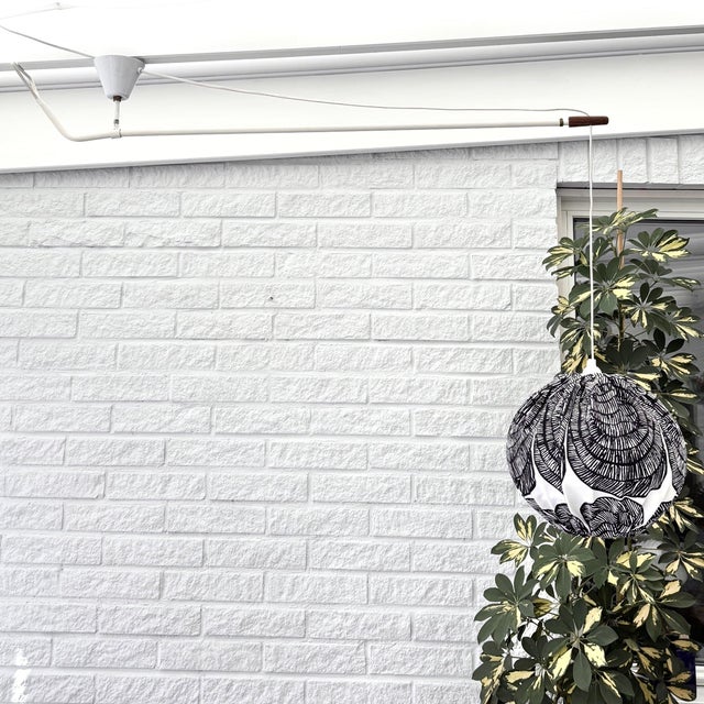 Mid-Century Modern Mid-Century Scandinavian Industrial Pendant from Marimekko, Sweden, 1950s For Sale - Image 3 of 11