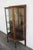 Traditional Larkin Early 1900s Claw Feet Oak Display Curio Cabinet Cupboard 5876 For Sale - Image 3 of 12