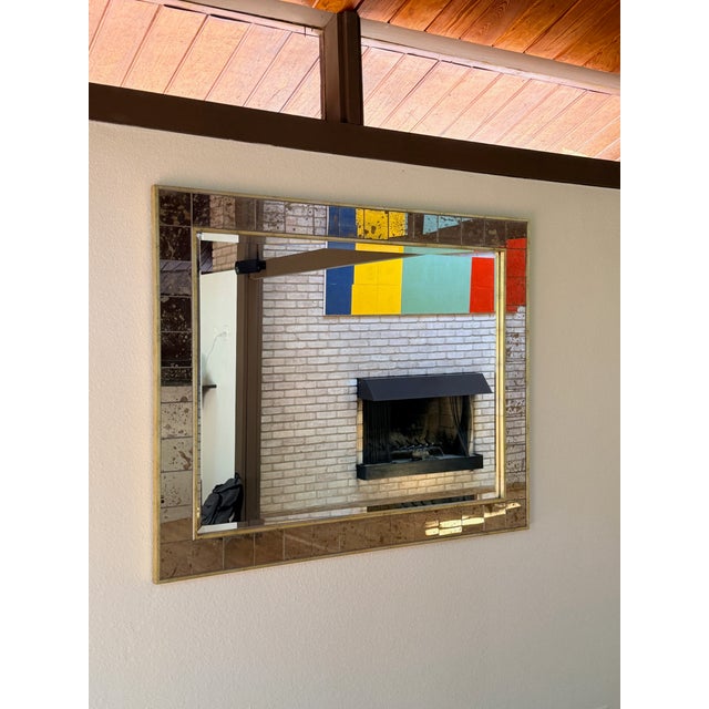 Antique Faceted Mirror For Sale - Image 14 of 15
