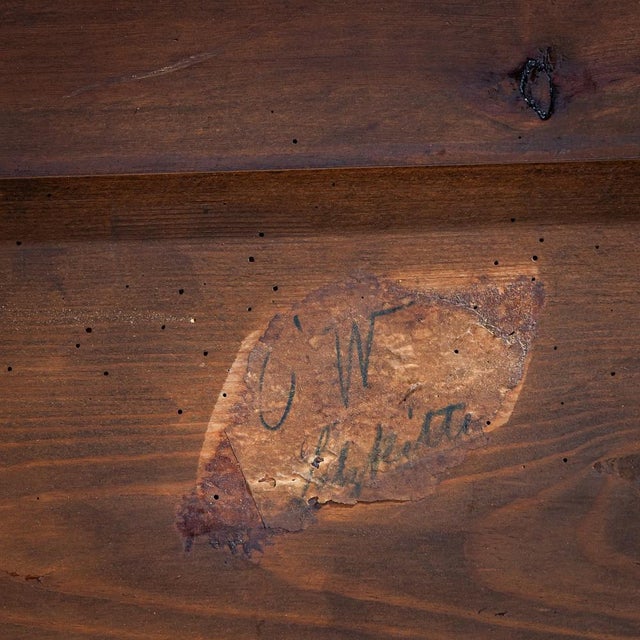 Biedermeier Mahogany Secretary Cabinet, 1830s For Sale - Image 13 of 15