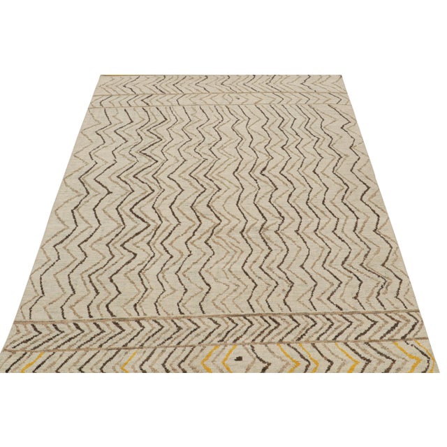 Not Yet Made - Made To Order Rug & Kilim’s Moroccan Style Rug in Beige-Brown and Gold - 10'x14' For Sale - Image 5 of 7