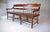 American Half Spindle Back Mid 19th C. Pine, Poplar Bench For Sale - Image 13 of 18