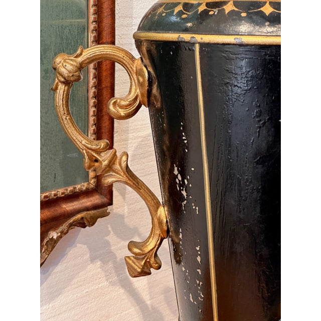 Traditional Late 19th Century Tole Water Urn For Sale - Image 3 of 6