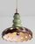 German Green and Brown Hanging Lamp in Ceramic by Pan Keramik, 1970s For Sale - Image 4 of 18