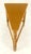 Fick Reed Atr Bamboo Rattam Wedge Triangle Shape Occasional Side End Table Stand