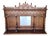 Antique Victorian Revival Quartered Oak Stick & Ball Hanging Shelf, 1890 For Sale