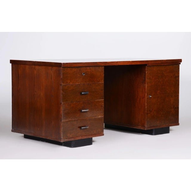 Art Deco Writing Desk by Jindřich Halabala, 1930s For Sale - Image 10 of 14