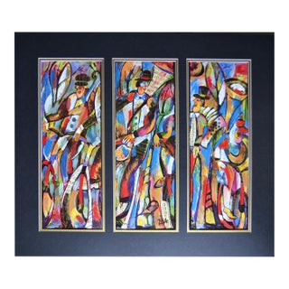Limited Edition "Musical Journey" Triptych by Joanna Tyka For Sale