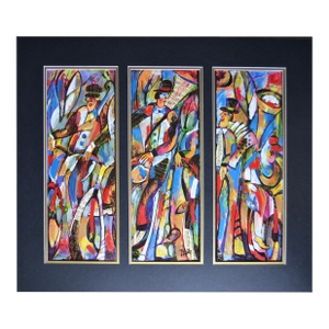 Limited Edition "Musical Journey" Triptych by Joanna Tyka