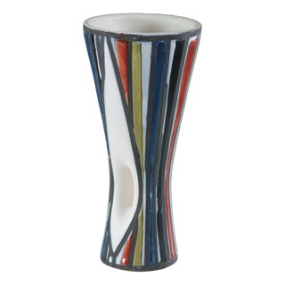 Openwork Diabolo Vase by Roger Capron, France, 1960s For Sale