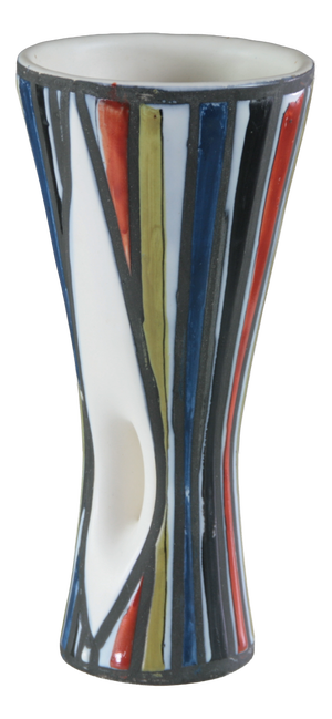 Openwork Diabolo Vase by Roger Capron, France, 1960s