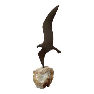 1974 Jere Seagull Sculpture For Sale