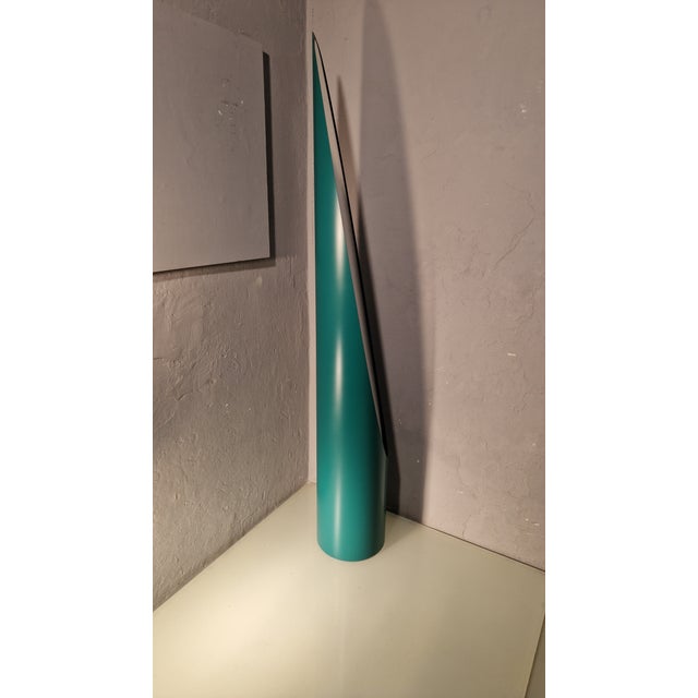 Model Unghia Nail Lipstick Floor Mirror in Petrol Green For Sale - Image 6 of 15