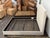 Restoration Hardware California King Restoration Hardware Lathem Upholstered Bed Frame For Sale - Image 4 of 12