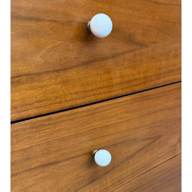 Mid-Century Modern Drexel Declaration Walnut High Chest For Sale - Image 9 of 10