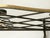 Black Steel & Brass Fireplace Screen Without Mesh For Sale - Image 8 of 10