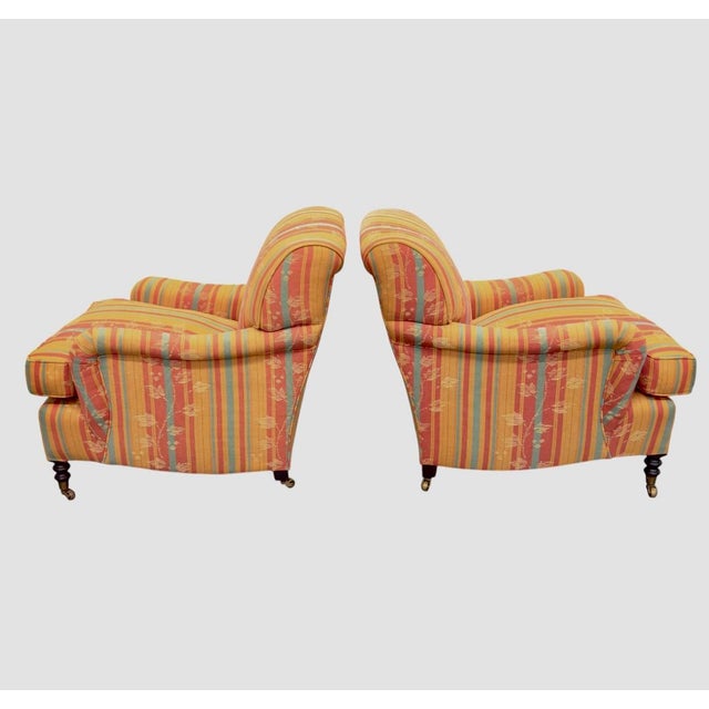 George Smith George Smith Standard Arm Chairs For Sale - Image 4 of 10