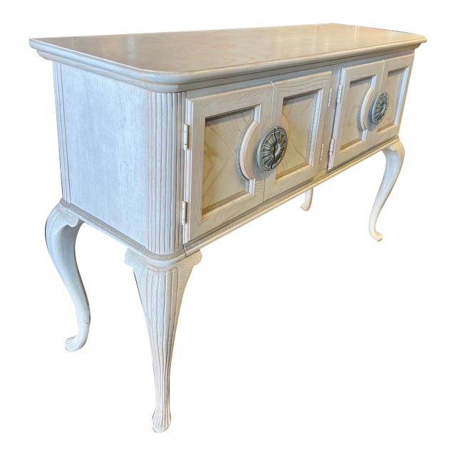Console / Sideboard/ Buffet With Queen Anne Legs For Sale