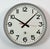 Glass Large Vintage Industrial Wall Clock from TN, 1960s For Sale - Image 7 of 16