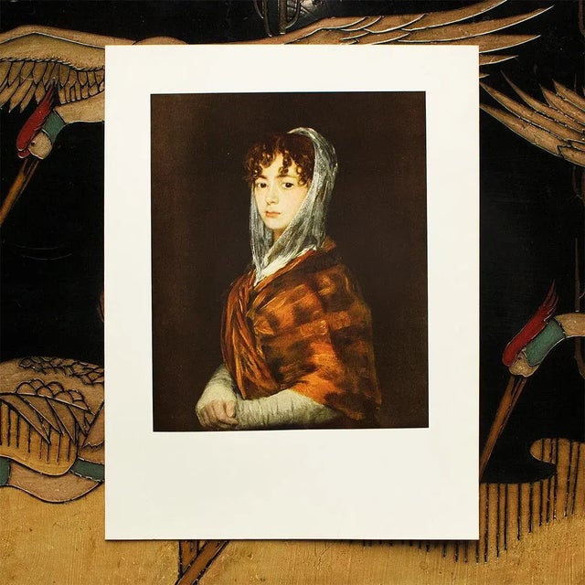 Portraiture 1954 After Goya "Senora Sabasa Garcia", Vintage First Edition Photogravure For Sale - Image 3 of 8