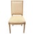 Set of four French dining chairs dating from the 19th century. They feature a carved and stuccoed wooden frame, with a...