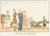 Signed on plate. from the portfolio “Le Bonheur du Jour” by George Barbier. Etching and stencil. Passepartout included: 49...