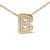 Elegance meets personalized charm in this exquisite pendant, meticulously crafted from radiant 10K yellow gold enhances...