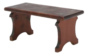 Rustic Hand Crafted Wooden Stool, France, 1880s